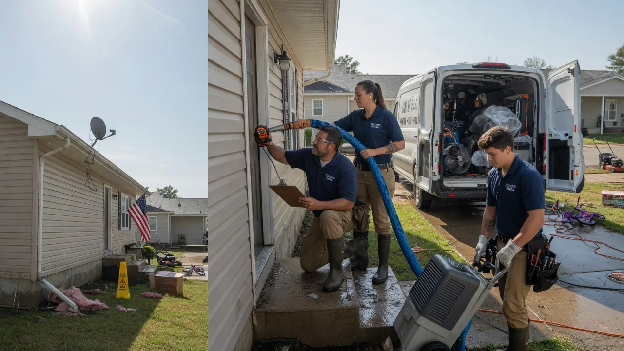 Ceiling Water Damage Restoration in Boswell, OK near me